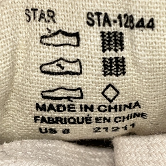 Taos Star STA-12844 Blush Snake Canvas Sneaker Shoes Women Size 8 - Picture 10 of 10